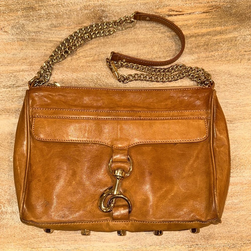 Rebecca Minkoff large Mac leather Bag. Camel colored. - Picture 1 of 16